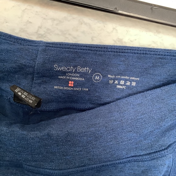 Sweaty Betty Cropped Yoga Pants - Size M - Blue - Lightweight - Picture 6 of 6